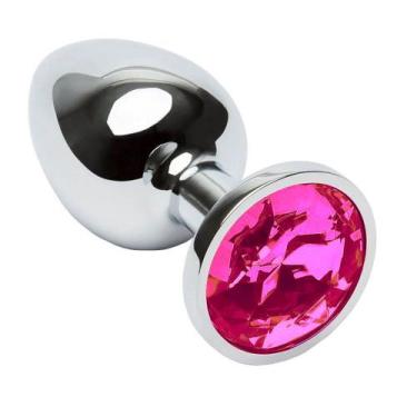 Imagem de Plug anal de metal joia tamanho g grande - SEXY IMPORT, PINK