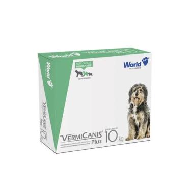 Imagem de VermiCanis Plus Vermífugo Amplo Espectro Cães 10kg C/4 World