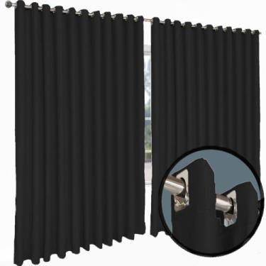 Imagem de Cortina Turin Sala Quarto 7,00 x 2,50 Apartamento branco - Bravin Cort