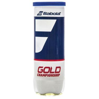 Imagem de Bola de Tênis Babolat Gold Championship Tudo c/ 3 Bolas-Unissex