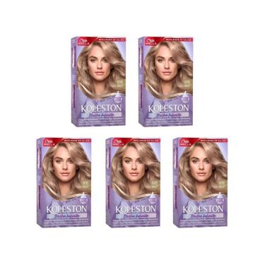 Imagem de Coloraçao Koleston 818 Louro Claro Perola - Kit C/5Un