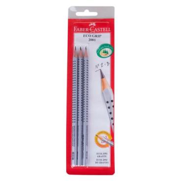 Imagem de Lápis Grafite Faber-Castell Eco Grip com 3 Unidades - Faber Castell, U