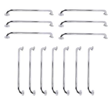 Imagem de Barra de Apoio 70cm Inox Kit 13 Unidades Idoso Cadeirante Gestante Cri