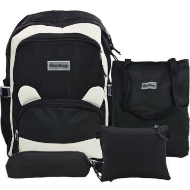 Imagem de Mochila De Costas Multifuncional Reforçada Trabalho Escola Faculdade B