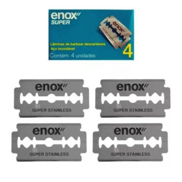 Imagem de Lamina de barbear duplo fio enox super (4 unid) 1759