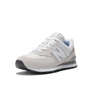 Imagem de New Balance Tênis masculino 574 Core, Nimbus Cloud/Branco, 36