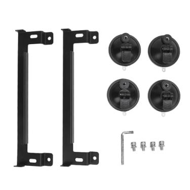 Imagem de Mini Suporte para Carro Com Ventosa Forte, Janela Portátil para Carro e Suporte para Teto Solar para Mini Antena Prato, ABS, Metal, Preto