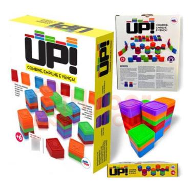 Imagem de Jogo Blocos De Montar Up Combine Empilhe 75 Peças - Paki Toys