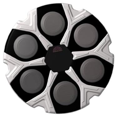 Imagem de Pegciuho Máquina de Boxe Musical, Alvo de Boxe Eletrônico Montado Na Parede, Máquina de Treinamento para Adultos E Crianças, Tapete de Perfuração para Treiname, Cinza