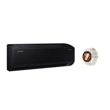 Imagem de Ar Condicionado Sem Vento Samsung WindFree Black Quente e Frio 12.000 BTUs 220V e Galaxy Watch7 BT 40mm