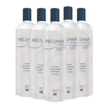 Imagem de Kit com 5 Unidades de Pielsana Polihexanida Solução Aquosa 350ml - DBS