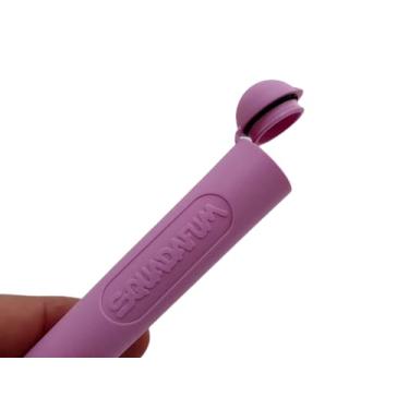 Imagem de Porta Cigarro Squadafum Cores Lavável Não Sai Cheiro Com Vedação Na Tampa (Rosa Sdf)