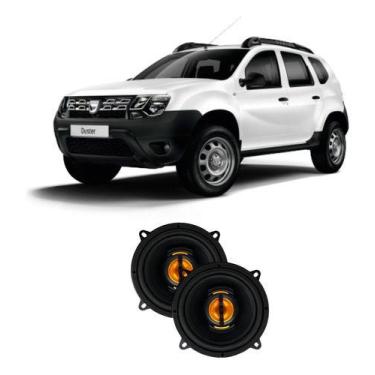 Imagem de Kit Alto Falante Porta Dianteiro Leson 110wrms Par Duster, Preto