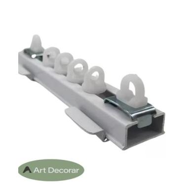 Imagem de  Kit 5 Terminal Max Com Metal Para Trilho/ Varão Suíço - ART DECORAR