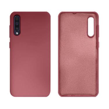 Imagem de Capinha para Galaxy A50 e A30s Silicone Aveludado - GCM, Vermelho Fosc