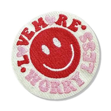 Imagem de V0009-001 Love More Wore Less Patch Bordado 6,8x6,8cm - BR44
