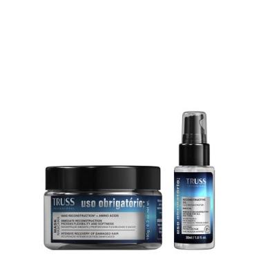Imagem de Truss kit máscara e óleo reparador uso obrigatório