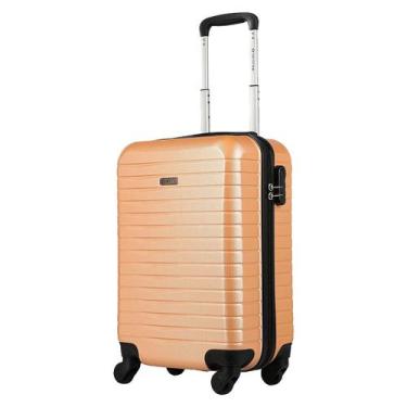 Imagem de Mala Viagem Bordo Deluxe10 kg 360º Cadeado TSA Sestini, Dourado