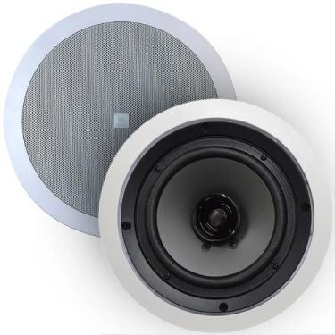 Imagem de Caixa De Som Jbl 6fr2r 50w Par Arandela Embutir Gesso Redonda