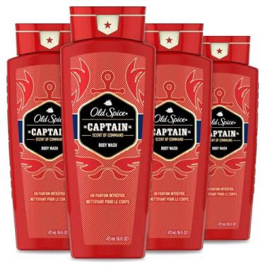 Imagem de Sabonete Líquido Old Spice Red Collection Captain - 480ml (Kit com 4)