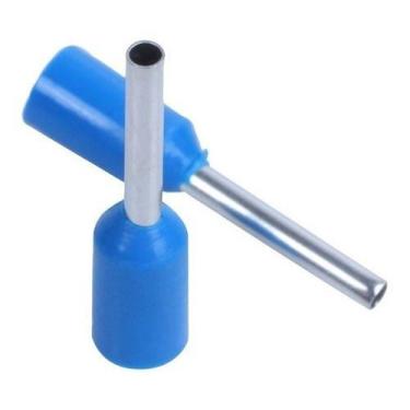 Imagem de 500un Terminal Tubular Ilhós Conector 2,5mm Pré Isolado - DMTI