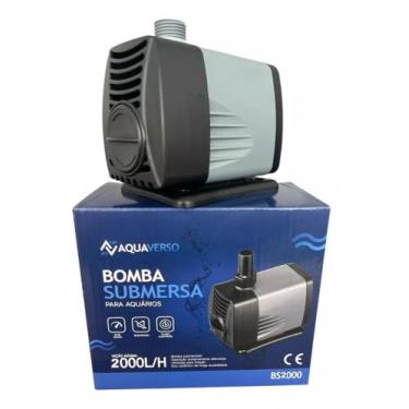Imagem de Bomba Submersa Aquaverso Bs 2000 L/h Regulagem Vazão, 220V