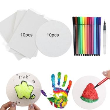 Imagem de Papéis de textura de espuma mágica, papel de pintura em branco com textura inchada, rolo de desenho infantil, rolo de papel de colorir para crianças, arte DIY e suprimentos de artesanato infantil para