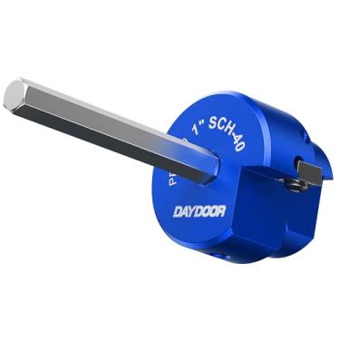 Imagem de DAYDOOR Alargador de tubo de PVC, protetor de encaixe de 2,5 cm, ferramenta de encanamento profissional se encaixa na broca padrão de 1,27 cm, protetores de soquete para remoção de cubo de soquete Sch