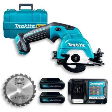 Imagem de Serra Circular A Bateria Makita HS301DZ / HS301DWYE 12V 1500RPM 85MM P