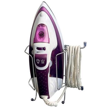 Imagem de Suporte para Ferro e Tábua de Passar Utimil em Aço Cromado