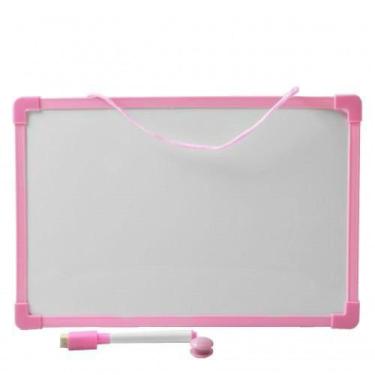 Imagem de Lousa Quadro Branca/Rosa Magnetica Caneta E Apagador 30X20Cm