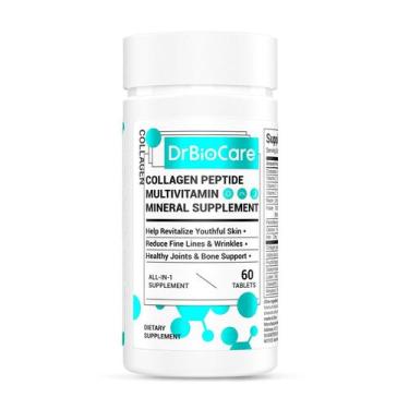 Imagem de Suplemento de peptídeos de colágeno DrBiocare para mulheres 60 comprim