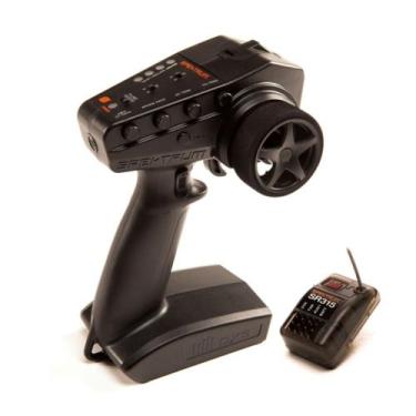 Imagem de Rádio Controle Para Automodelo Spektrum 3CH DX3 SMART DSMR, Preto