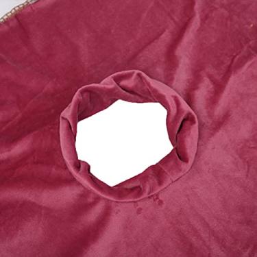 Imagem de Folha de Cobertura de Mesa de Massagem SPA Profissional Com Furo, tamanho: 80 X 200 Cm para Salão de Beleza, SPA, Loja de Fisioterapia de Medicina Chinesa (Magenta)