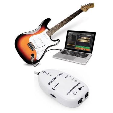 Imagem de Placa De Som Guitar Link - Interface Áudio Guitarra - Branco