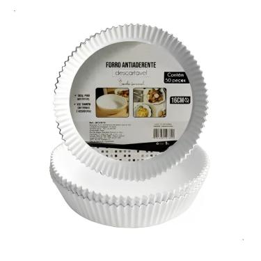 Imagem de 50 Formas Descartáveis Redondas P/ Air Fryer