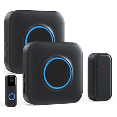 Imagem de Satisure Extensor de campainha de vídeo sem fio - compatível com campainha de vídeo Blink e campainha de vídeo Blink (2ª geração) (1 extensor de campainha de vídeo 2 receptores)