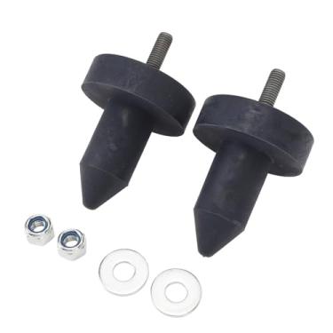 Imagem de Conjunto de Pinos de capô de 2 Pacotes para T2000 T600A T800 W900 - Borracha de Poliuretano Resistente e Substituição de Aço Inoxidável