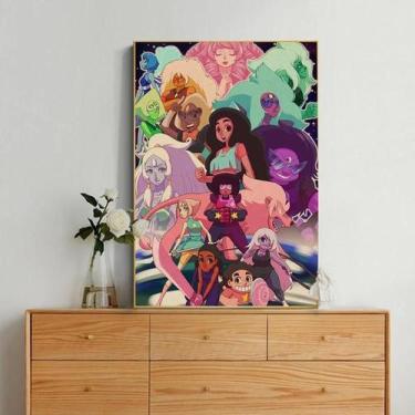 Imagem de Pôster de arte Steven Universe para decoração de bar de sala de estar 