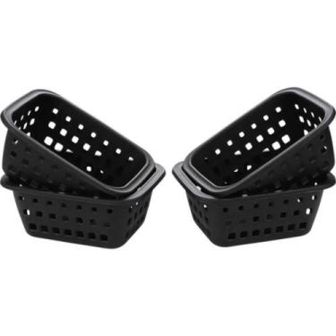 Imagem de Cesto Organizador Médio Log Preto 4 Unidades - OR52242N - ORDENE