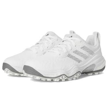 Imagem de adidas Tênis masculino de golfe CODECHAOS 25 Spikeless, Calçado branco/prata metálico/cinza dois, 47
