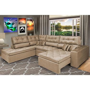 Imagem de Sofá de Canto Esq 3,00x2,36m Retrátil Cama inBox Platinum.