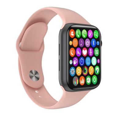Imagem de Smartwatch W34 S Rosa Cx Troca Pulseira Android Ios Cardíaco