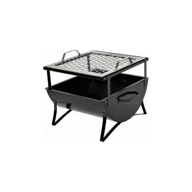 Imagem de Churrasqueira Aço Carbono E Grelha Ab 30x28x24cm