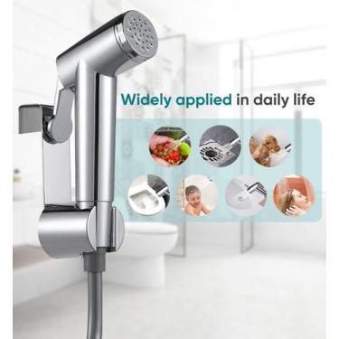 Imagem de Ultra Ducha Higiênica Duas Saídas De 1/2 Mm Aço 304 Inox Com Registro 