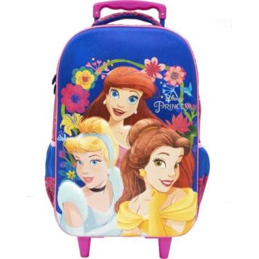 Imagem de Mochila Infantil com Rodinha Princesas SE - Xeryus