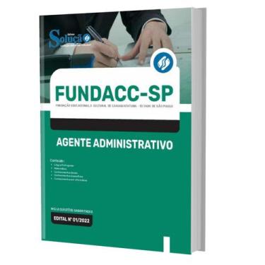 Imagem de Apostila Concurso Fundacc Sp - Agente Administrativo - Editora Solucao