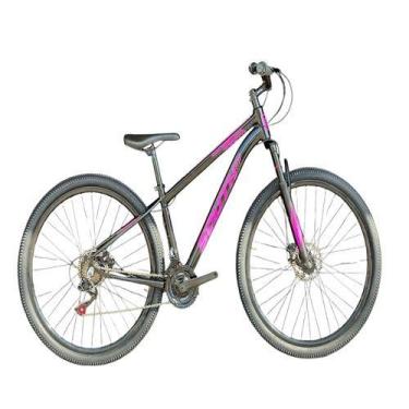 Imagem de Bicicleta Aro 29 South Freio a Disco Preto Rosa Câmbio Importado 21v