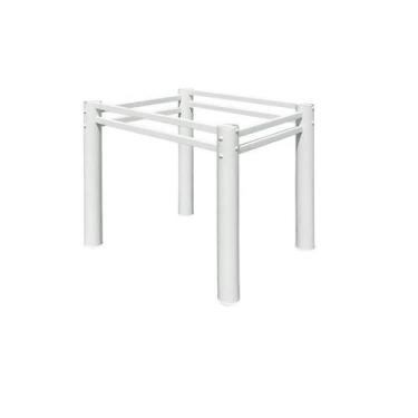 Imagem de Base Para Mesa De Jantar Quadrada Tubular 75cm Para Tampos De Granito 