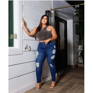 Imagem de Calça jeans com lyca Tamanho 50 - Premium 